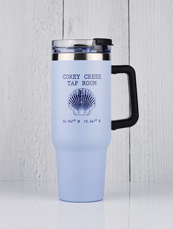 BLUE 40 OZ SIP TUMBLER