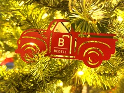 RED TRUCK ORNAMENT